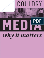 Nick Couldry - Media Why It Matters