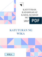 Kahulugan, Kahalagahan, at Katangian NG Wika