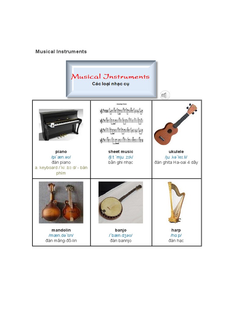 Musical Instruments PDF