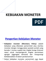 Pertemuan 13 - Kebijakan Moneter