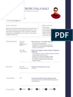 Antonius Nugroho Dala Mali: Career Objective Additional Skills