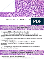 The Dysmyelopoietic Disorders