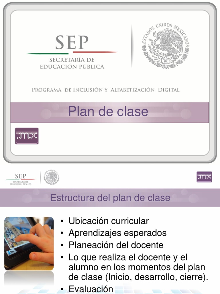 Estructura de un Plan de Clase | PDF