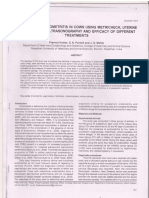 Diagnosis of Endometritis in Cows Using Metricheck, Uterine Cytology and Ultrasonography and The Efficacy of Different Treatments