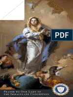 Immaculate Conception Holy Card Digital