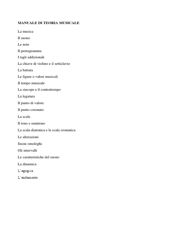 Manuale | PDF