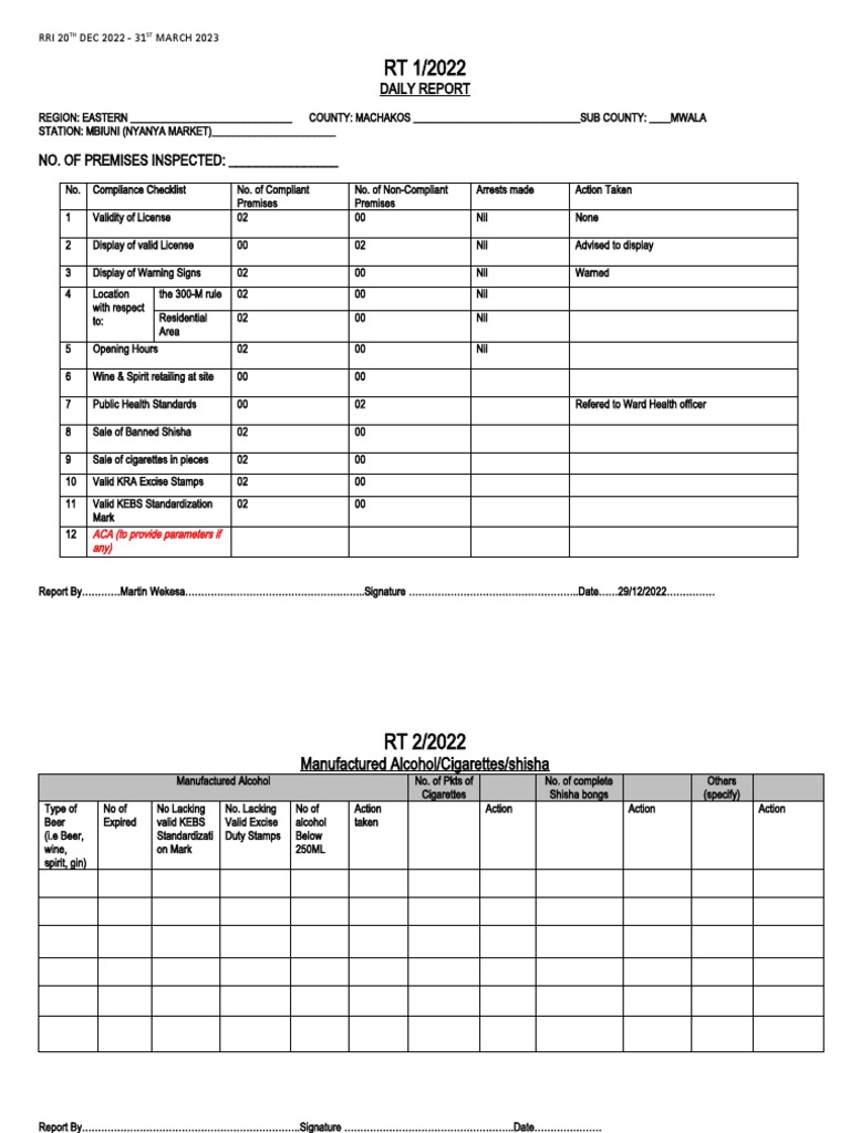 Upscaling fight against illiict brew reporting tool pdf drink