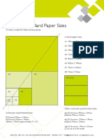 Standard Paper Sizes Glide