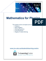 Mathematics For Physics
