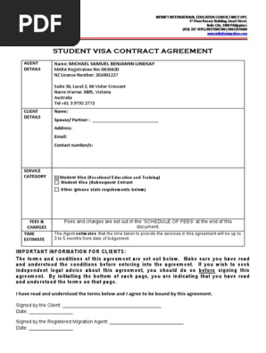 Contract Agreement 