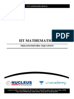 Trigonmetric Equation Sheet