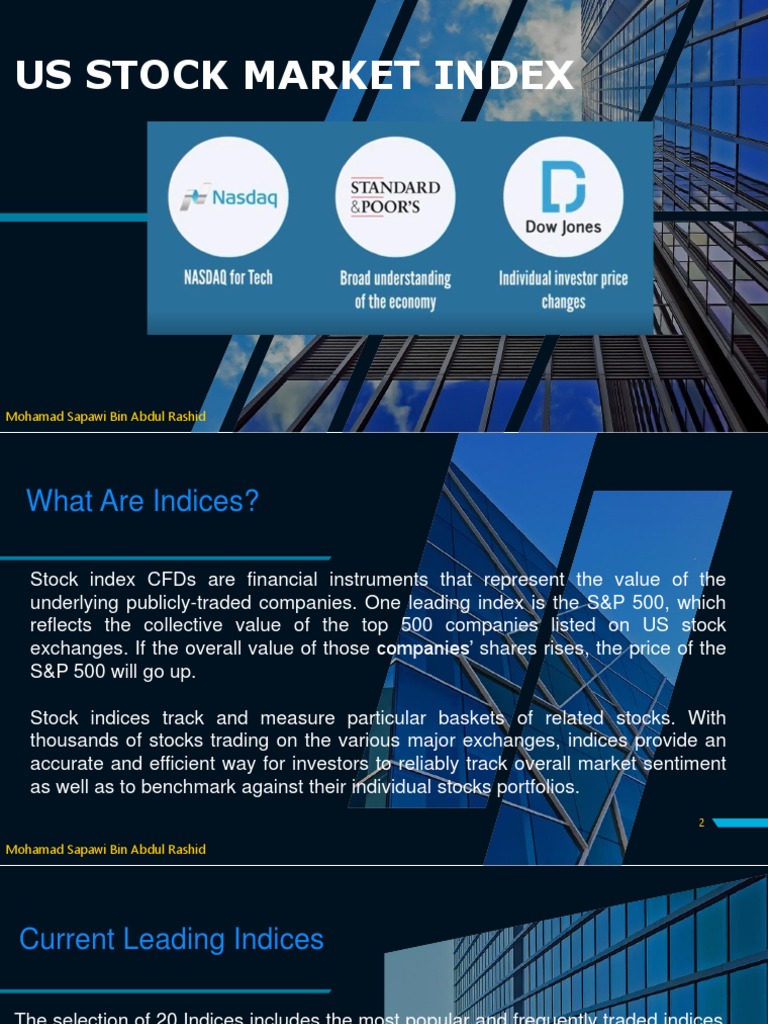 Us Index PDF Stock Market Index Nasdaq