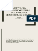 Embryology, Etiopathogenesis & Evaluation of Hirschsprung Disease