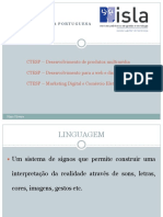 Aula2 - Lingua e Linguagem