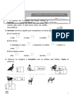 Ficha de Avaliação Do 1º Período - Português (Word)