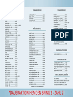 Preisliste 2019