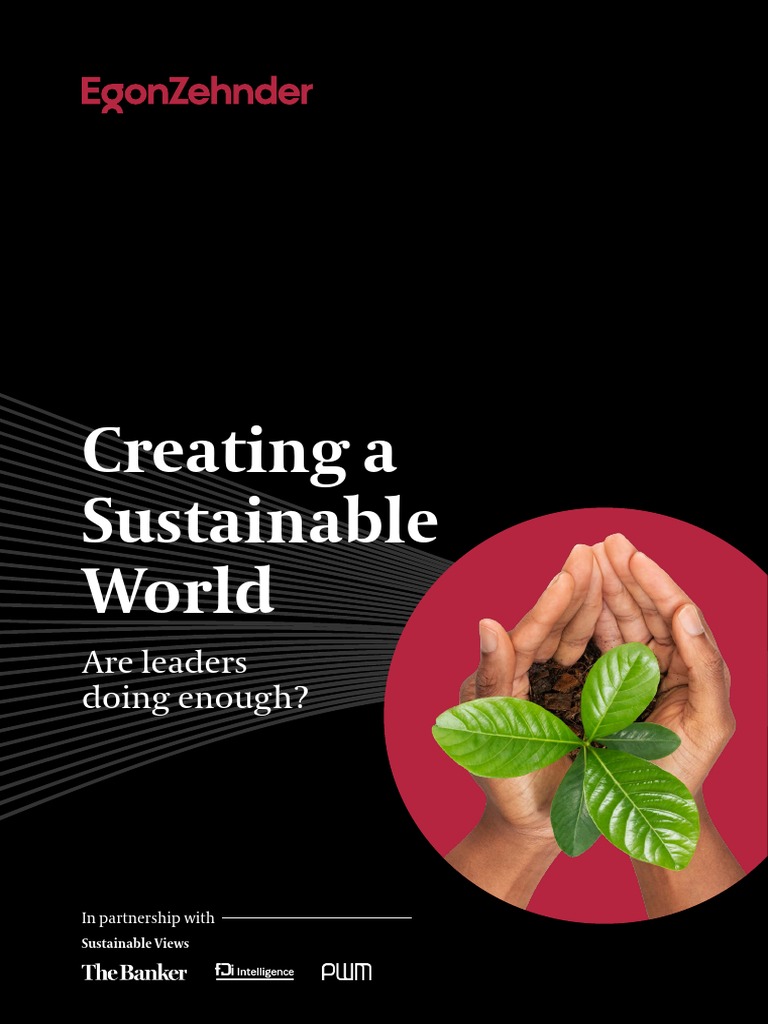 Ez Sustainability Survey Report Final Pdf Sustainability Governance