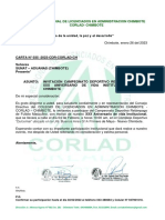 Invitacion Sunat Aduanas Chimbote - Corlad Chimbote 2023