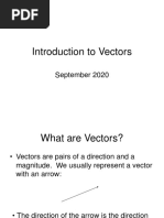 Lesson 3 - Vectors (A)