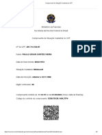 Comprovante CPF regular