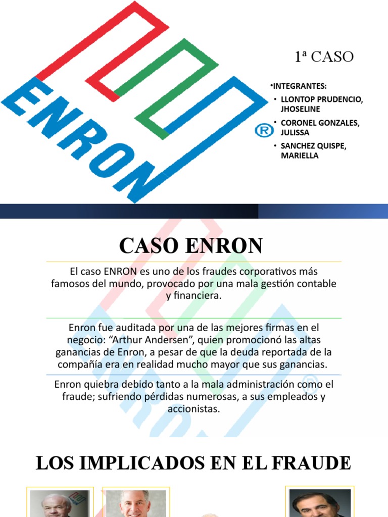 Fraude y quiebra de Enron: un análisis | PDF | Finanzas y dinero