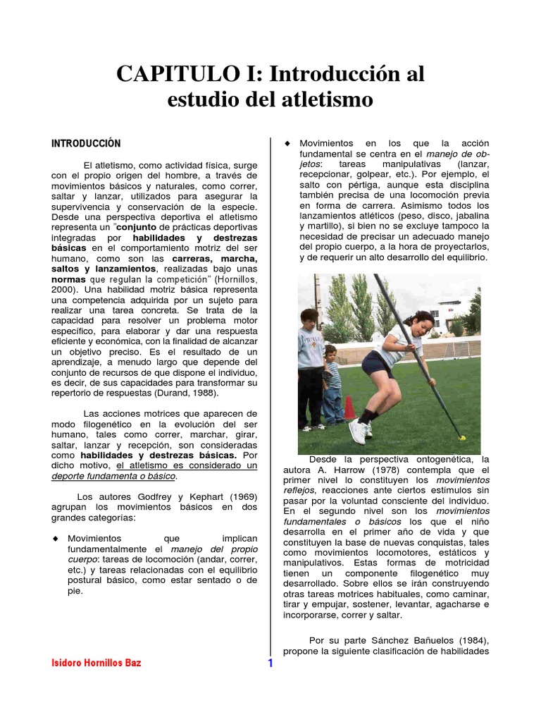 Introducción al Atletismo y sus Tipos | PDF | Deporte del atletismo ...
