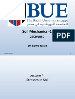 Lecture 4 - 22CIVIL05C - Stresses in Soils