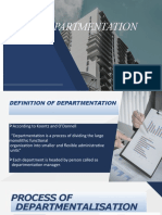 DEPARTMENTATION - Presentation (HRM)