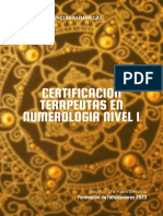 Certificacion Terapeutas en Numerologia Nivel 1