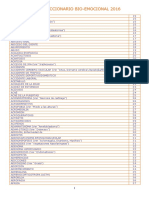 ÍNDICE Diccionario Bio-Emocional 2016