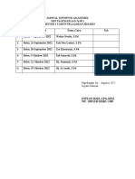 JADWAL SUPERVISI AKADEMIK