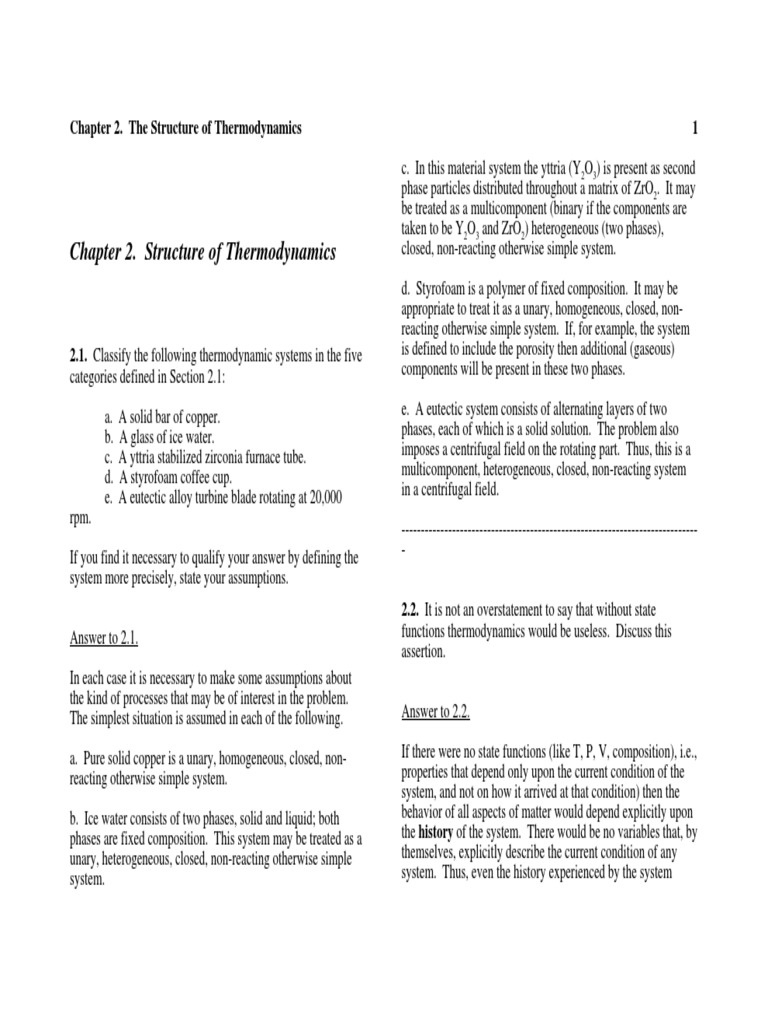 Sample For Solution Manual Thermodynamics in Materials Science by 