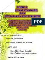 5.0 Merungkai Standard & Penjajaran Konstruktif