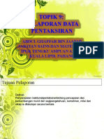 9.0 Pelaporan Data Pentaksiran