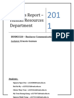 HR Business Report