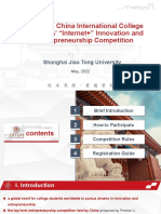 The 8th China International College Students’ “Internet+” Innovation and Entrepreneurship Competition