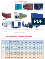 Container Specifications