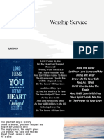 Worship Service - 6 Jan 2023