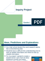 Sandra D - Inquiry Project 1