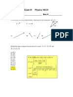 Exam 1 Solutions