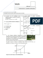 Examen final de Matemática I: Relaciones, funciones y gráficos