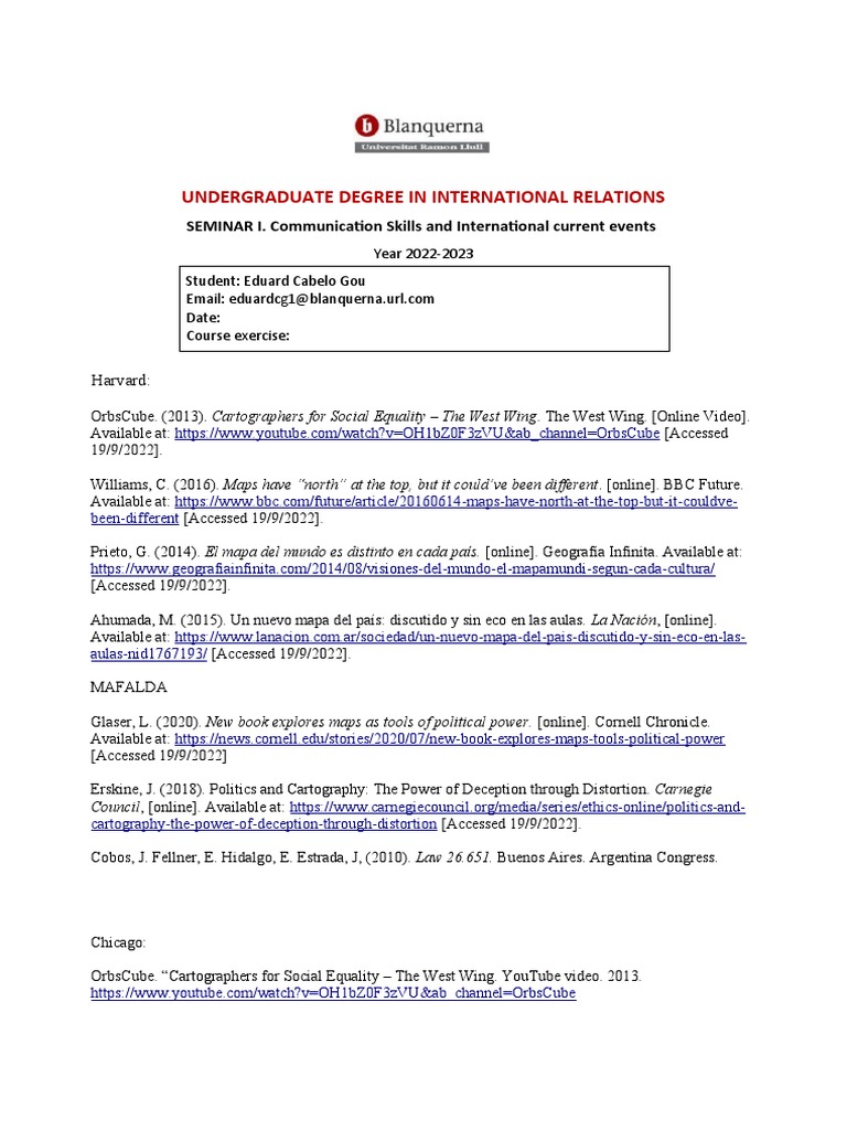 Citing Sources | Download Free PDF | Geographical Technology | Cartography
