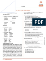 Aptitud Académica: Examen