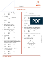 Matemática: Examen