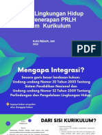 Integrasi PRLH Dalam Kurikulum Yogya 2022