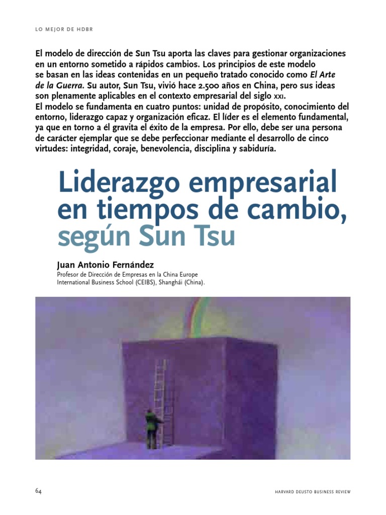 Liderazgo en Tiempos de Cambio | PDF | Liderazgo | El arte de la guerra