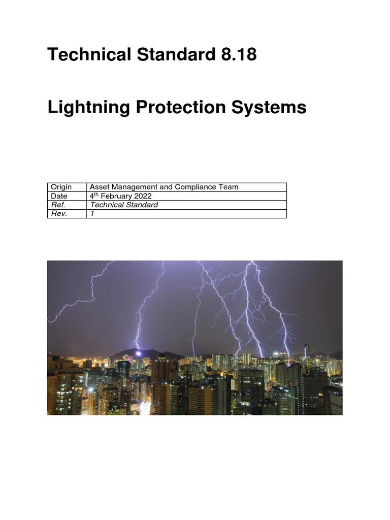 Lightning Protection Systems Standards | PDF | Occupational Safety And ...