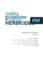 Safety Guidelines in Using Herbicides