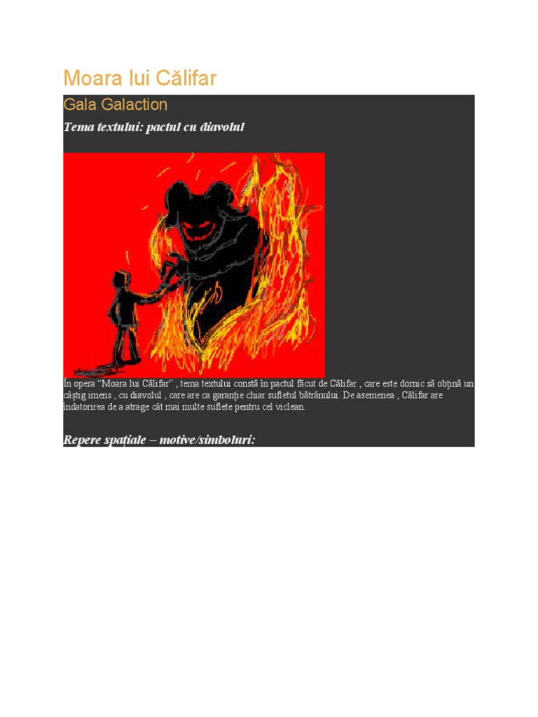 Moara Lui Califar | PDF
