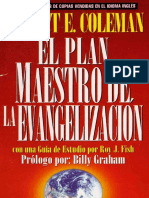 El Plan Maestro de La Evangelizacion - Robert Coleman
